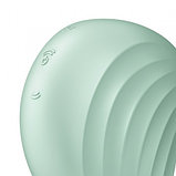 Вакуумно-волновой стимулятор с вибрацией Satisfyer Pearl Diver зеленый, фото 5