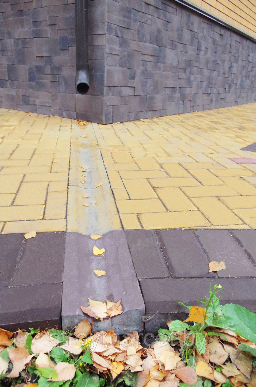 Тротуарная плитка Прямоугольник Лайн, 40 мм, жёлтый, гладкая - фото 6 - id-p196063620
