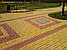 Тротуарная плитка Прямоугольник Лайн, 40 мм, жёлтый, гладкая, фото 8