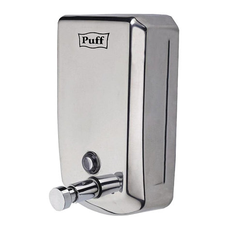 Дозатор для жидкого мыла PUFF-8708 нержавейка, 800мл с замком, фото 2