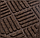 Коврик придверный Contours Parquet, 80x120см, коричневый, фото 2
