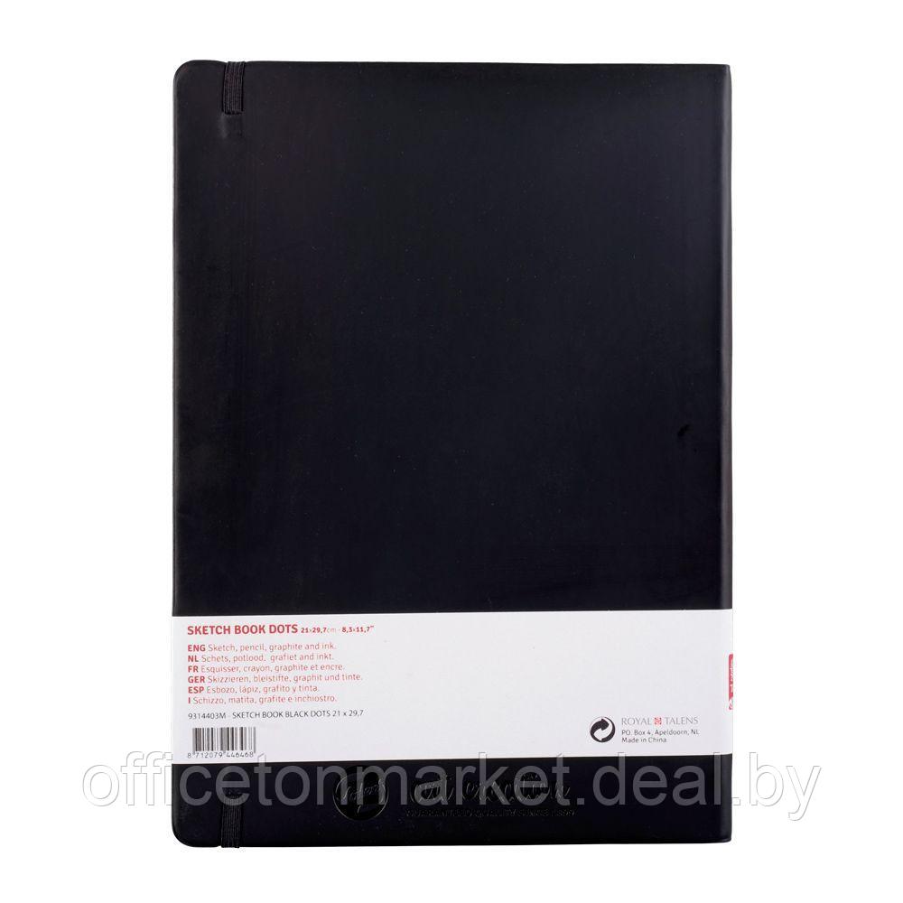 Скетчбук "ArtCreation", 21x30 см, 80 г/м2, 80 листов, точки, черный - фото 2 - id-p214660623