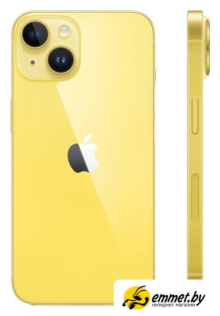 Смартфон Apple iPhone 14 256GB (желтый) - фото 3 - id-p214661432