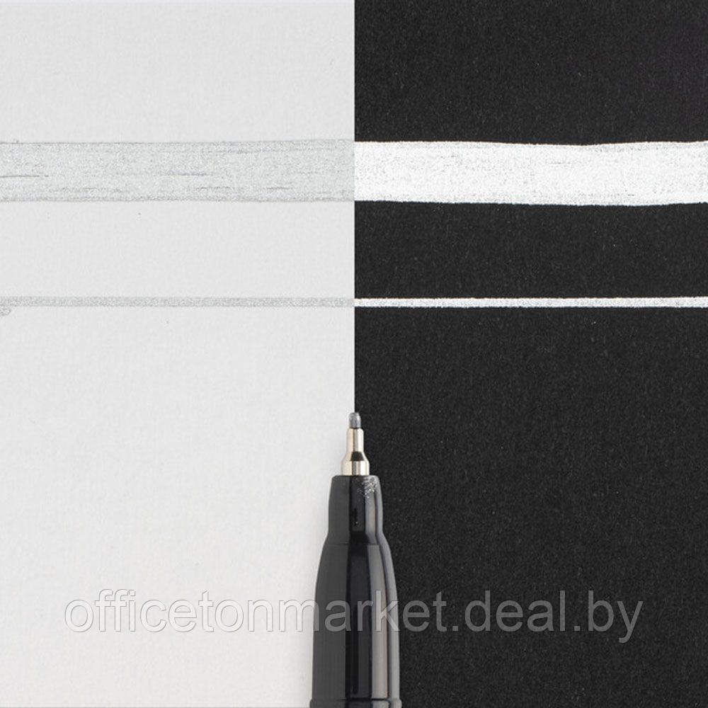 Маркер перманентный "Pen-Touch", серебро - фото 2 - id-p214661280