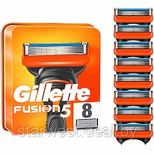 Gillette Fusion 5 8 шт. Мужские сменные кассеты / лезвия для бритья