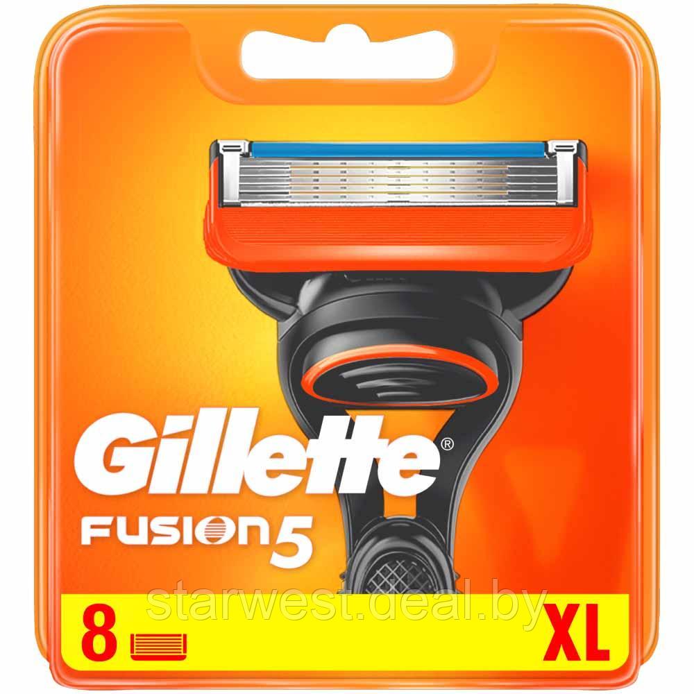 Gillette Fusion 5 8 шт. Мужские сменные кассеты / лезвия для бритья - фото 2 - id-p175181015