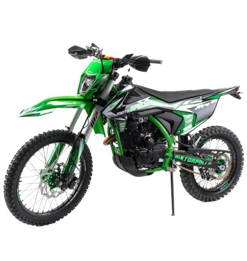 Мотоцикл Кросс Moto Apollo M4 300 (175FMN PR5) зеленый - фото 3 - id-p214667339