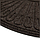 Коврик придверный полукруглый Contours Halfmoon, 60x90см, коричневый, фото 2