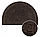 Коврик придверный полукруглый Contours Halfmoon, 60x90см, коричневый, фото 6