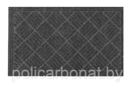 Коврик придверный Contours Parquet, 45x75см, серый