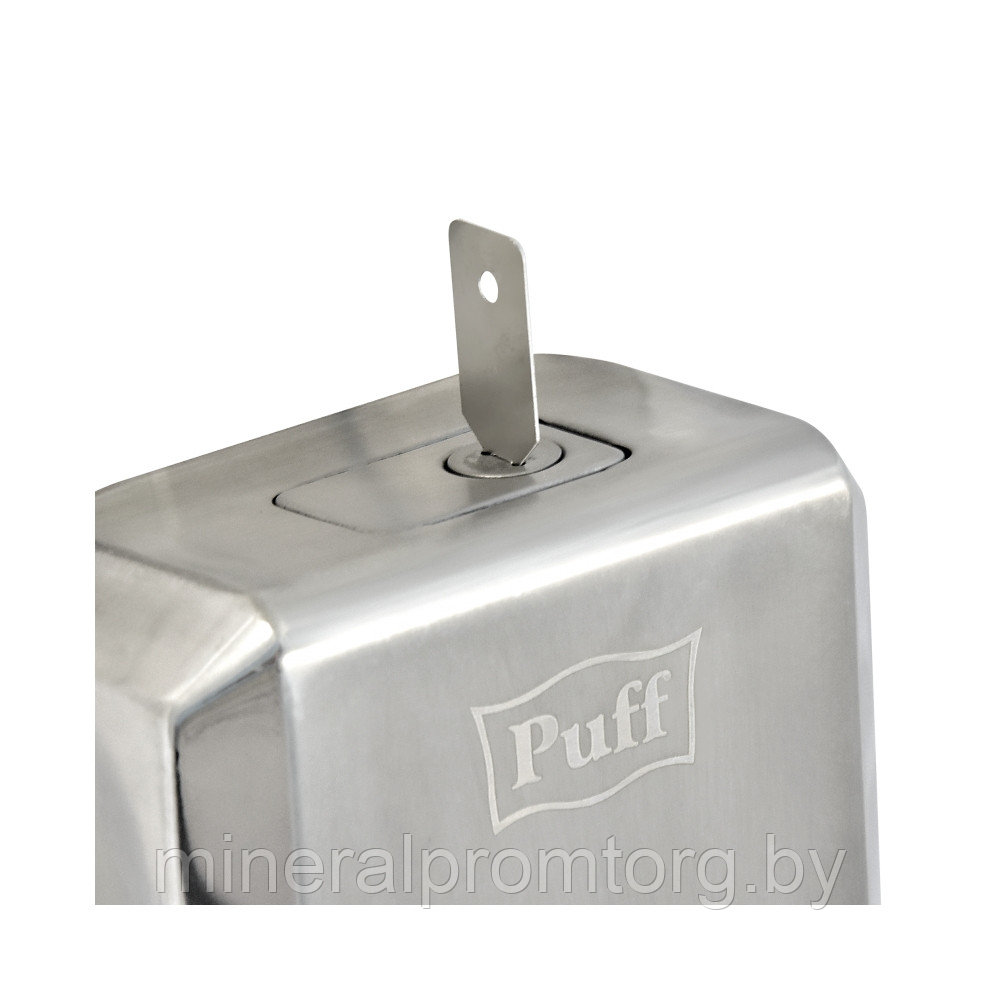 Дозатор для жидкого мыла PUFF-8708 нержавейка, 800мл с замком - фото 3 - id-p164030984