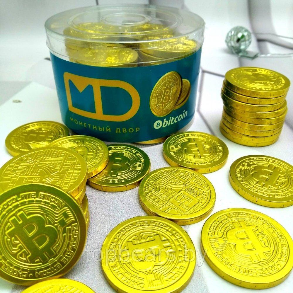 Золотые шоколадные монеты «Bitcoin», набор 20 монеток (Россия) - фото 7 - id-p214669905