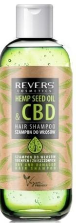 Шампунь для волос Revers CBD С с натуральным маслом конопли, 500 мл - фото 1 - id-p214672929