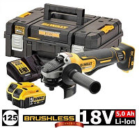 Аккумуляторная углошлифмашина DeWALT DCG406P2 (2 акк. 5Ач, 18V, кейс)