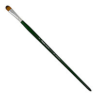 Кисть синтетика плоскоовальная №8 (11,6 мм) длинная ручка "Pinax CREATIVE"