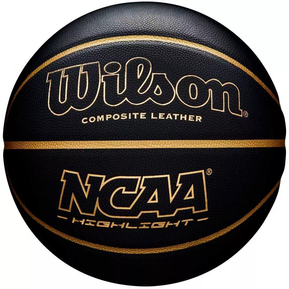 Мяч баскетбольный 7 WILSON NCAA Highlight Gold - фото 1 - id-p214673230