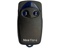 Nice FLO2R-S 2 кнопки, 2-х канальный черный 433 Mhz, пульт д/у