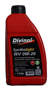 Моторное масло Divinol Syntholight WV 0W-20 (синтетическое моторное масло 0w20) 1 л.