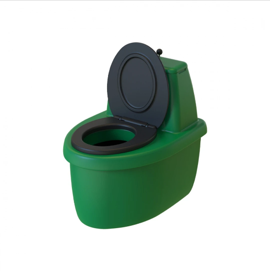Торфяной туалет Rostok Комфорт зеленый - фото 1 - id-p214673942
