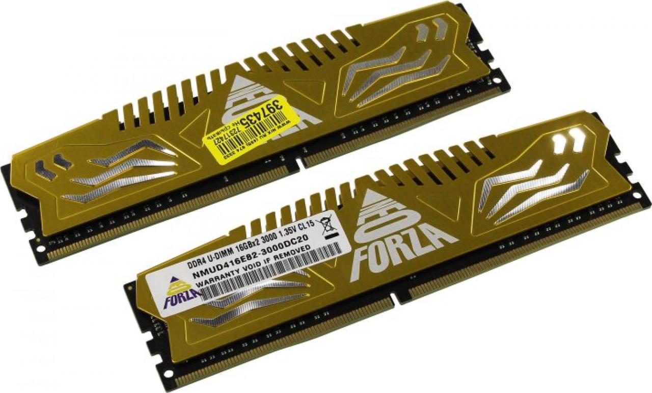 Модуль памяти Neo Forza NMUD416E82-3000DC20 DDR4 DIMM 32Gb KIT 2*16Gb PC4-24000 CL16 - фото 1 - id-p214679751