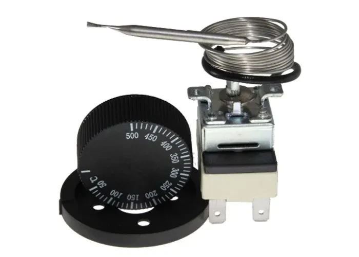 Термостат для пиццапечи капиллярный WZA-500E , с ручкой 16A, 500с - фото 1 - id-p214691940