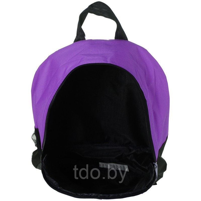 Рюкзак ArtSpace Simple Top черный/фиолетовый 41х30х12см, 1 отделение, 2 кармана, уплотненная спинка - фото 3 - id-p214693032