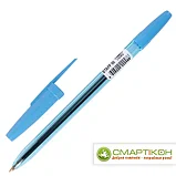 Ручка шариковая масляная STAFF "Basic BP-962", СИНЯЯ, корп.тонир. синий, узел 1 мм, 142962, Россия, фото 2