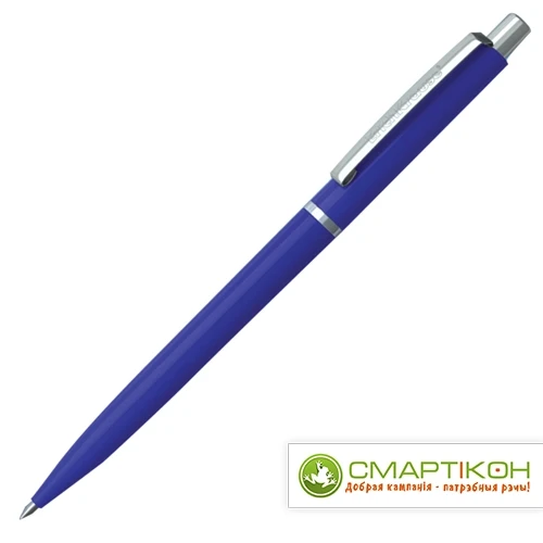 Ручка шариковая автоматическая ERICH KRAUSE "Smart", СИНЯЯ, корпус синий, узел 0,7 мм, 44967,Китай