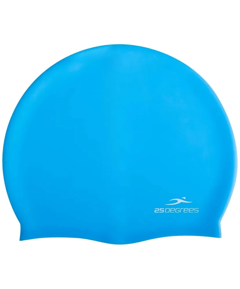 Шапочка для плавания 25DEGREES Nuance Light Blue, силикон, подростковый - фото 1 - id-p214693705
