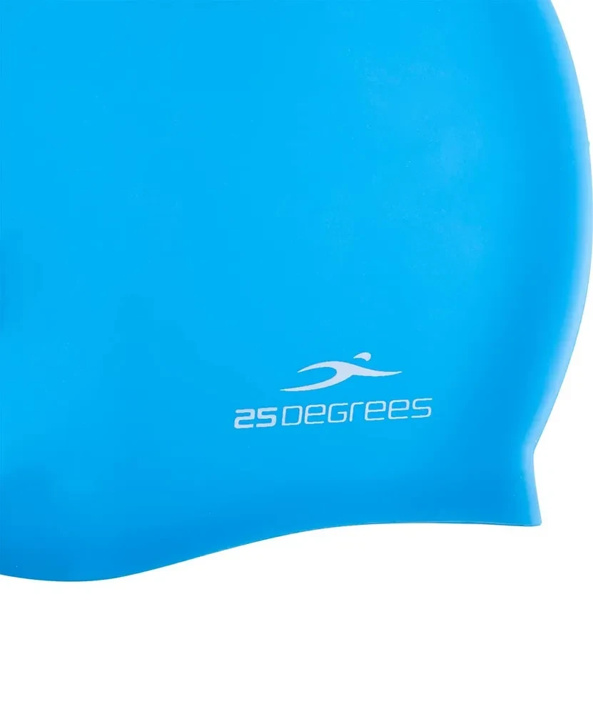 Шапочка для плавания 25DEGREES Nuance Light Blue, силикон, подростковый - фото 3 - id-p214693705