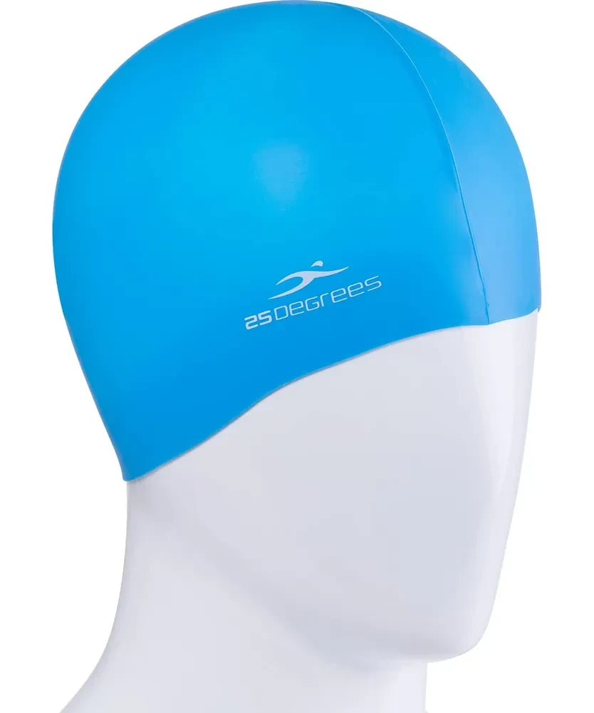 Шапочка для плавания 25DEGREES Nuance Light Blue, силикон, подростковый - фото 4 - id-p214693705