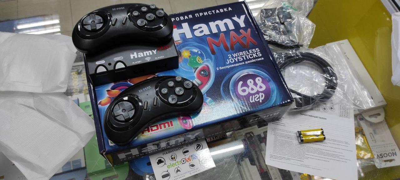 Игровая приставка SEGA+Dendy - Hamy MAX HMDI 688 игр, 2 беспроводных геймпада (8 bit + 16 bit) - фото 2 - id-p214693667