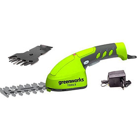 Садовые ножницы аккумуляторные  Greenworks 7,2V  со встроенным аккумулятором 2 AчG7,2HS