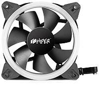 Вентилятор для корпуса hiper. single ring, rgb fan hiper hcf1251-03, 120*120*25mm (38.5cfm, 1200rpm, 3+4pin)