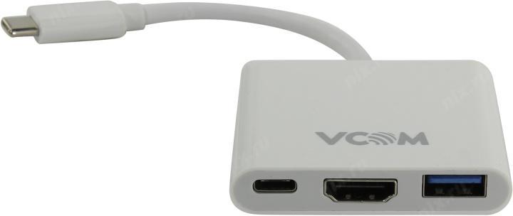 Конвертер VCOM CU427 USB-CM to HDMI+USB3.0+USB-C Adapter - фото 1 - id-p203911036