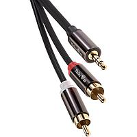 Кабель соединит 3.5 Jack (M) - 2xRCA (M), 3м Telecom PRO TAV7183M-3M VCOM