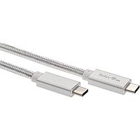 Кабель USB 3.1 Type Cm -- Cm IC 5А 20Gbs длина 2M, Telecom TC420S-2M черный VCOM