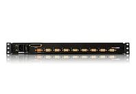 KVM-переключатель CL5708MR с ЖК-дисплеем Slideaway/ATEN/ SINGLE RAIL 8P PS/2-USB LCDKVMP 17INCH