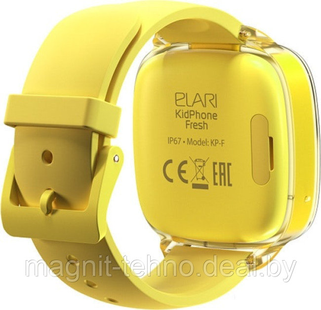 Детские умные часы Elari Kidphone Fresh (желтый) - фото 3 - id-p214703809