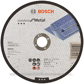 Отрезной круг 180х3х22,23 мм Standard for Metal BOSCH (2608603167)