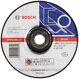 Обдирочный круг 180х6х22,23 мм Expert for Metal BOSCH (2608600315)