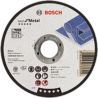 Отрезной круг 125х1,5х22,23 мм Best for Metal BOSCH (2608603518)