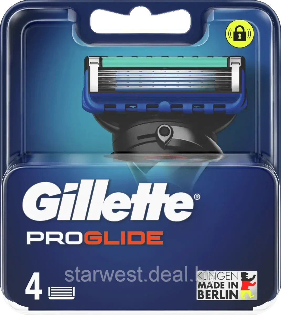 Gillette Fusion 5 Proglide 4 шт. Мужские сменные кассеты / лезвия для бритья - фото 4 - id-p173533208