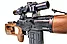 Детская Cнайперская винтовка СВД Драгунова аккумулятор на орбизах с оптическим прицелом (приближает) 110 см!!, фото 6