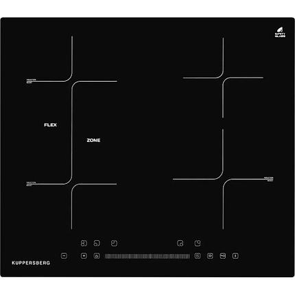Встраиваемая индукционная варочная панель Kuppersberg ICS 612, 60 см, 4 конфорки, черный цвет, фото 2