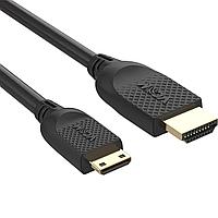 Кабель HDMI-19M --MiniHDMI-19M ver 2.0 1.8m VCOM CG583-1.8M