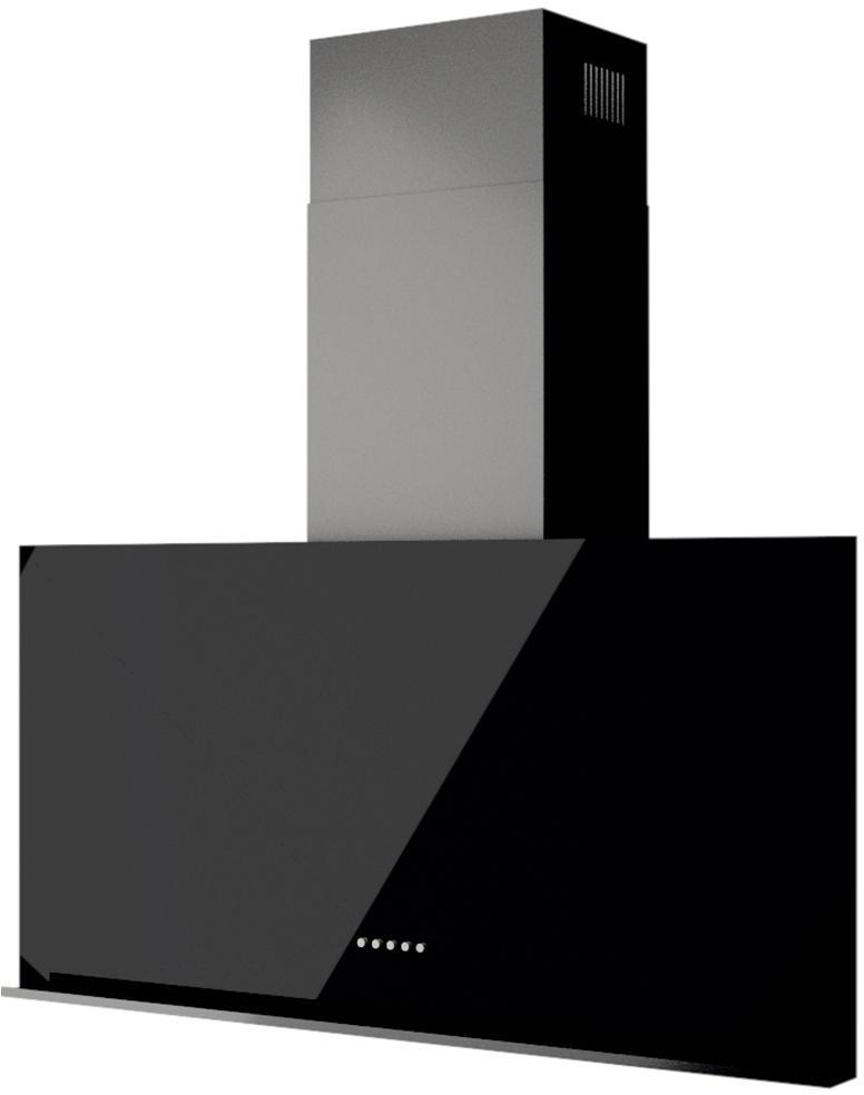 Вытяжка KORTING KHC 95330 GN 90 см,черное стекло - фото 1 - id-p214275384