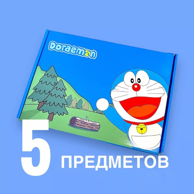 Детский подарочный набор для смартфона Hello Kitty & Doraemon (5 предметов) - фото 3 - id-p182503747