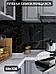 Самоклеющаяся пленка для мебели фартука кухни стола на столешницу самоклейка черная глянцевая под мрамор, фото 7