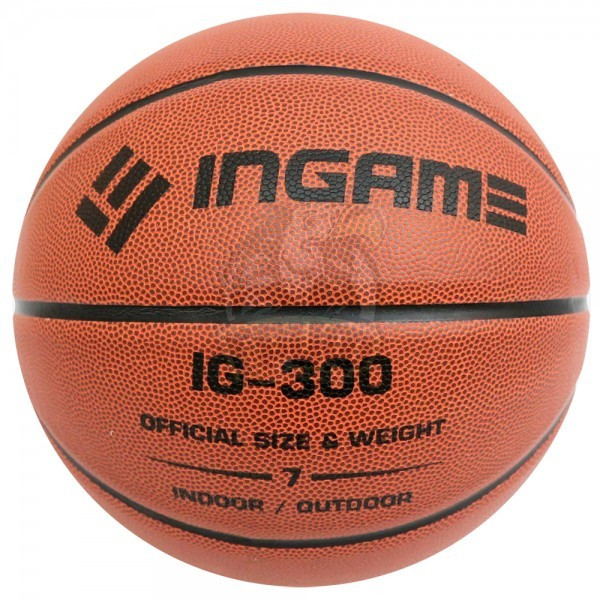 Мяч баскетбольный тренировочный Ingame IG-300 Indoor/Outdoor №7 (арт. IBB-IG-300-7) - фото 1 - id-p214716425